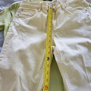 jones new york jeans soho ankle  pistachio pants
